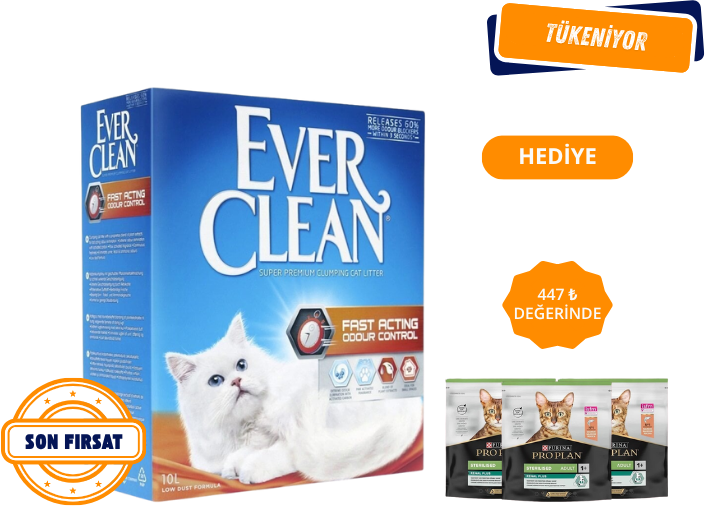 Ever Clean Fast Acting Doğal Bitki Özlü Hızlı Topaklanan Kedi Kumu 10Lt