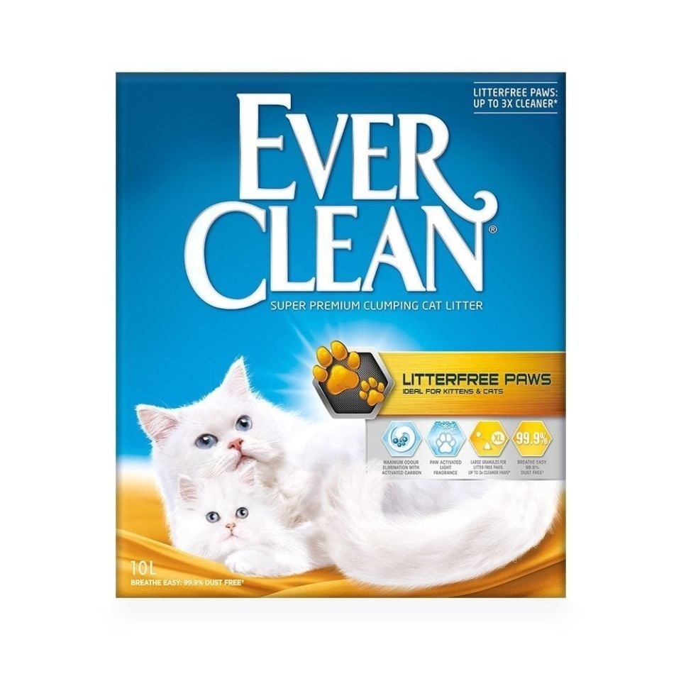 Ever Clean Litterfree Paws Patilere Yapışmayan Topaklanan Kedi Kumu 10Lt