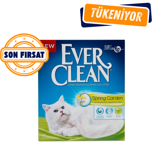 Ever Clean Spring Garden Çiçek Kokulu Topaklanan Kedi Kumu 10Lt