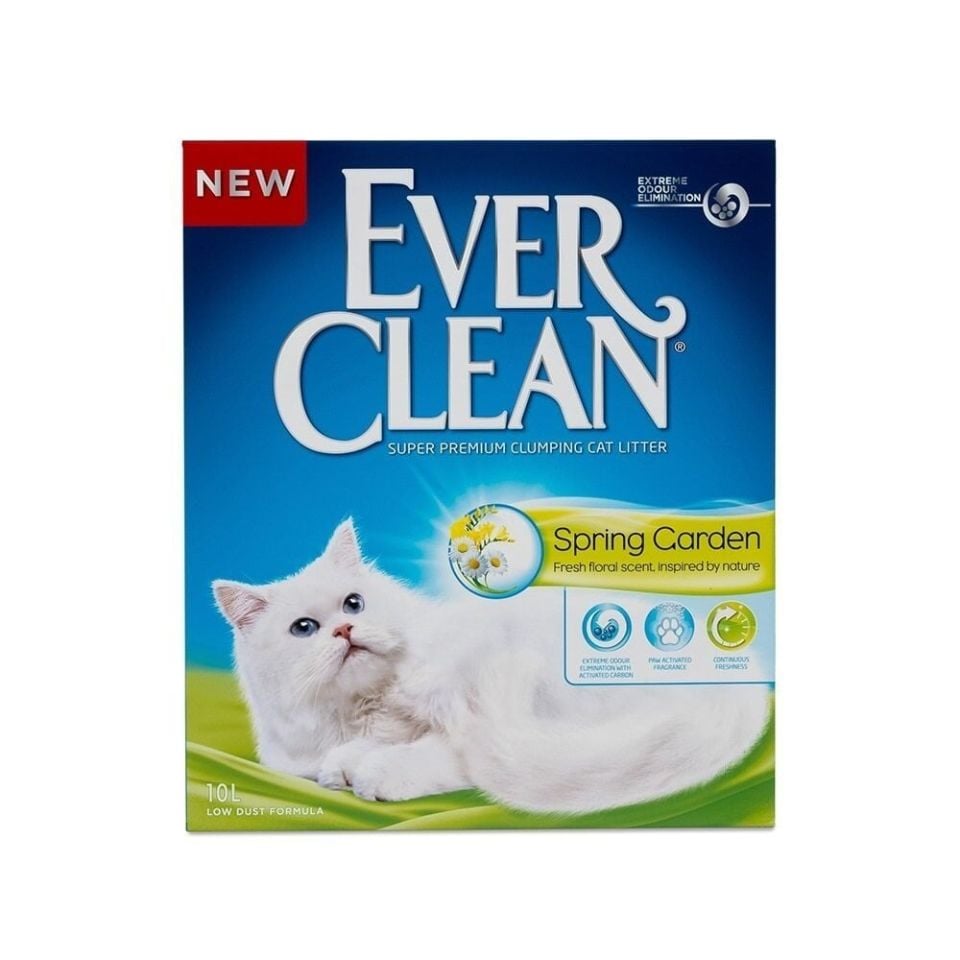 Ever Clean Spring Garden Çiçek Kokulu Topaklanan Kedi Kumu 10Lt