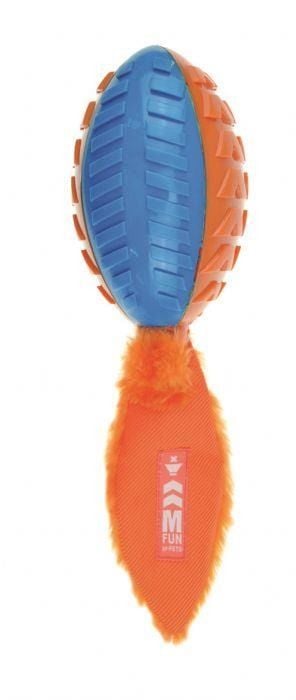 M-PETS ON/OFF SHELLY KÖPEKLER İÇİN KAUÇUK OYUNCAK Mavi/ turuncu