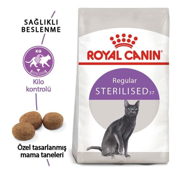 Royal Canin Sterilised 37 Kısırlaştırılmış Yetişkin Kedi Maması 15 Kg